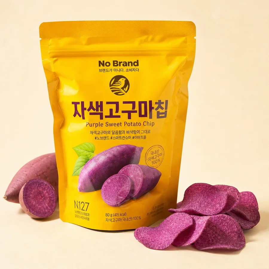 No Brand 紫サツマイモチップス